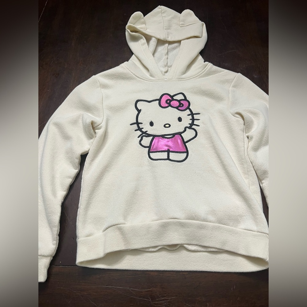 Hello Kitty Cream Hoodie